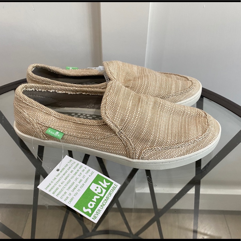 Sanuk - Hemp Pair o Dice Women's sz 5